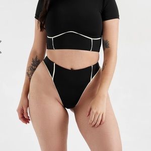 Black and White Women's Bikini